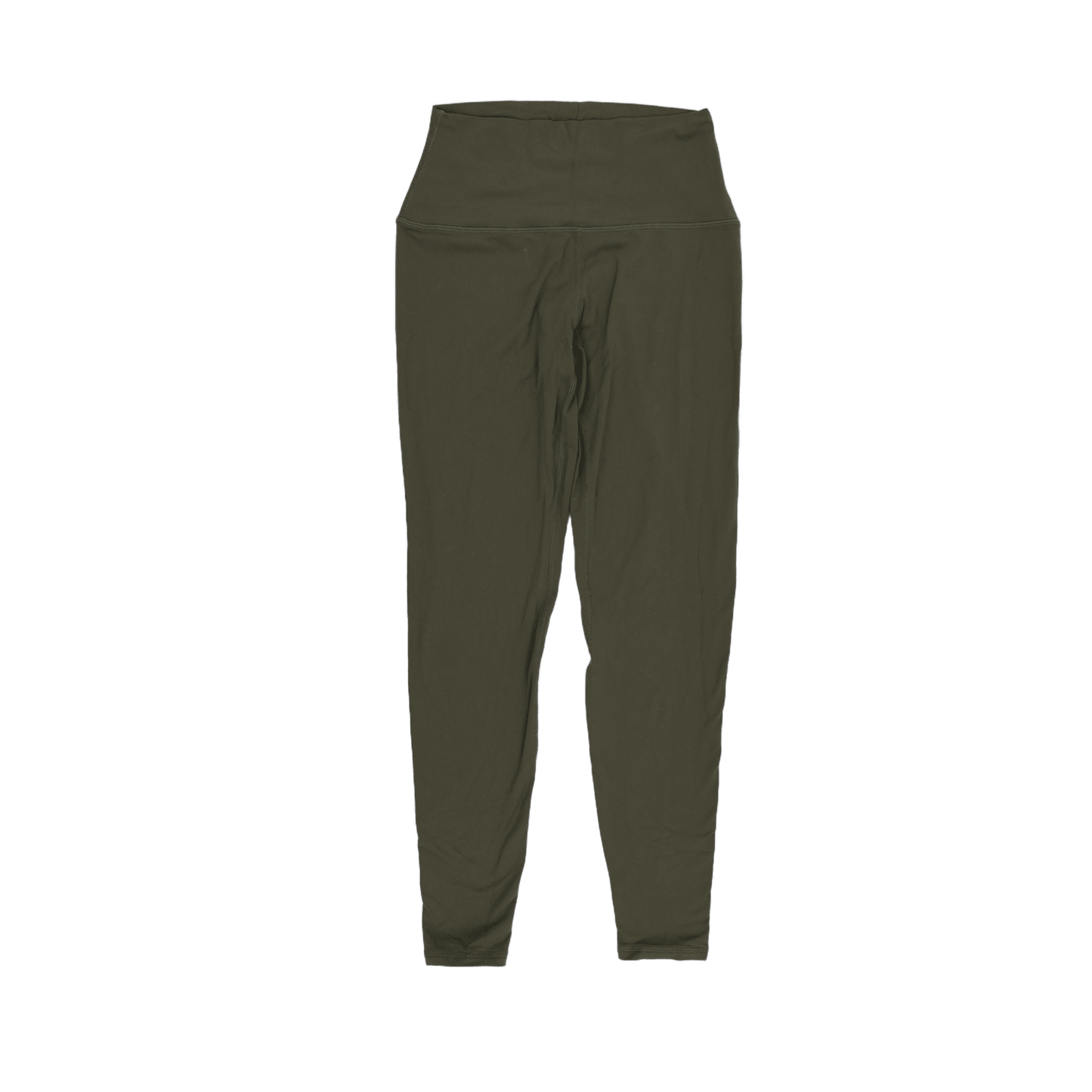 Lululemon Olive Green High Rise Leggings Women's Size Small 27 Inch Inseam Stretch Blend