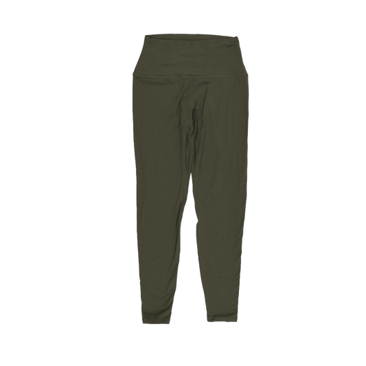 Lululemon Olive Green High Rise Leggings Women's Size Small 27 Inch Inseam Stretch Blend