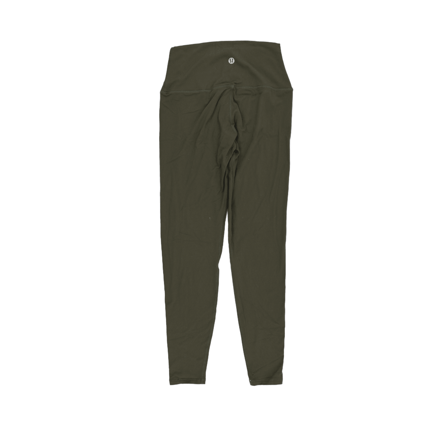 Lululemon Olive Green High Rise Leggings Women's Size Small 27 Inch Inseam Stretch Blend