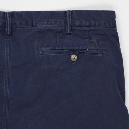 Polo Ralph Lauren Navy Blue Cotton Chino Trousers Size 34 Inseam 32 for Men