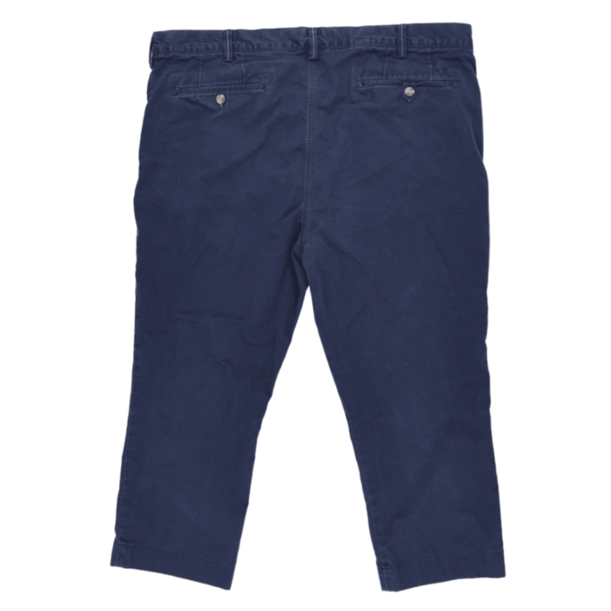 Polo Ralph Lauren Navy Blue Cotton Chino Trousers Size 34 Inseam 32 for Men