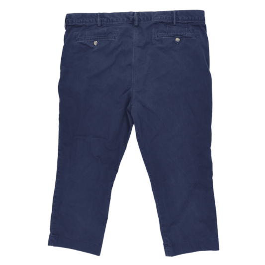 Polo Ralph Lauren Navy Blue Cotton Chino Trousers Size 34 Inseam 32 for Men