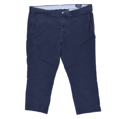 Polo Ralph Lauren Navy Blue Cotton Chino Trousers Size 34 Inseam 32 for Men