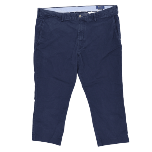 Polo Ralph Lauren Navy Blue Cotton Chino Trousers Size 34 Inseam 32 for Men