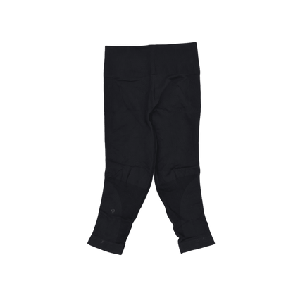 Lululemon Black High-Rise Leggings Size 10 26 Inch Inseam Nylon Elastane