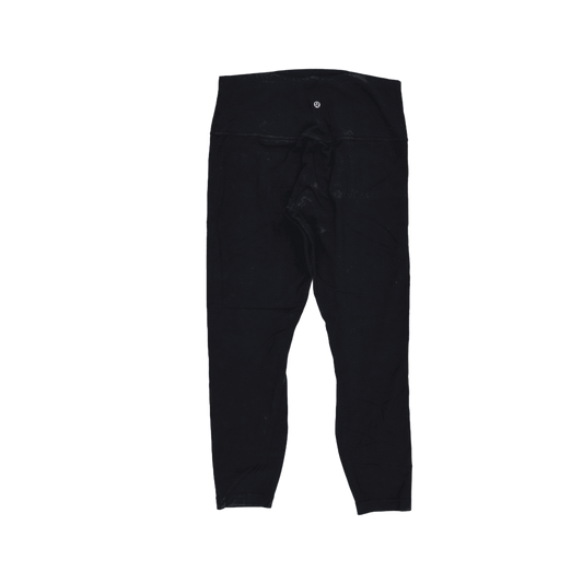 Lululemon High-Waisted Yoga Leggings Black Size 10 Stretch Performance Blend