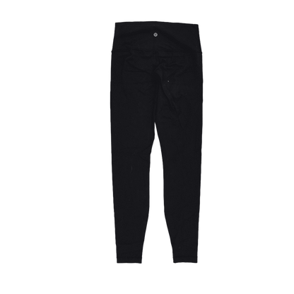 Lululemon High-Rise Black Full-Length Leggings Women's Size Small Polyester Blend