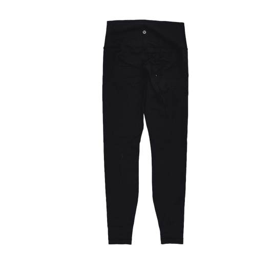Lululemon High-Rise Black Full-Length Leggings Women's Size Small Polyester Blend