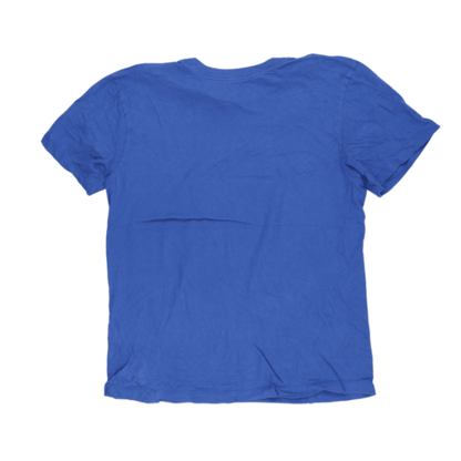 Nike Men's Blue Graphic Sportswear T-Shirt Size S Cotton Crew Neck Short Sleeve