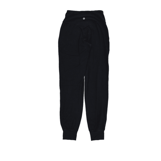 Lululemon Black Cotton Joggers Small 72 cm Inseam 68 cm Waist
