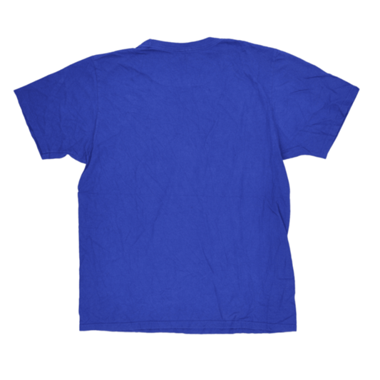 adidas The Go-To Tee Blue Large 100% Cotton Crew Neck Casual T-Shirt