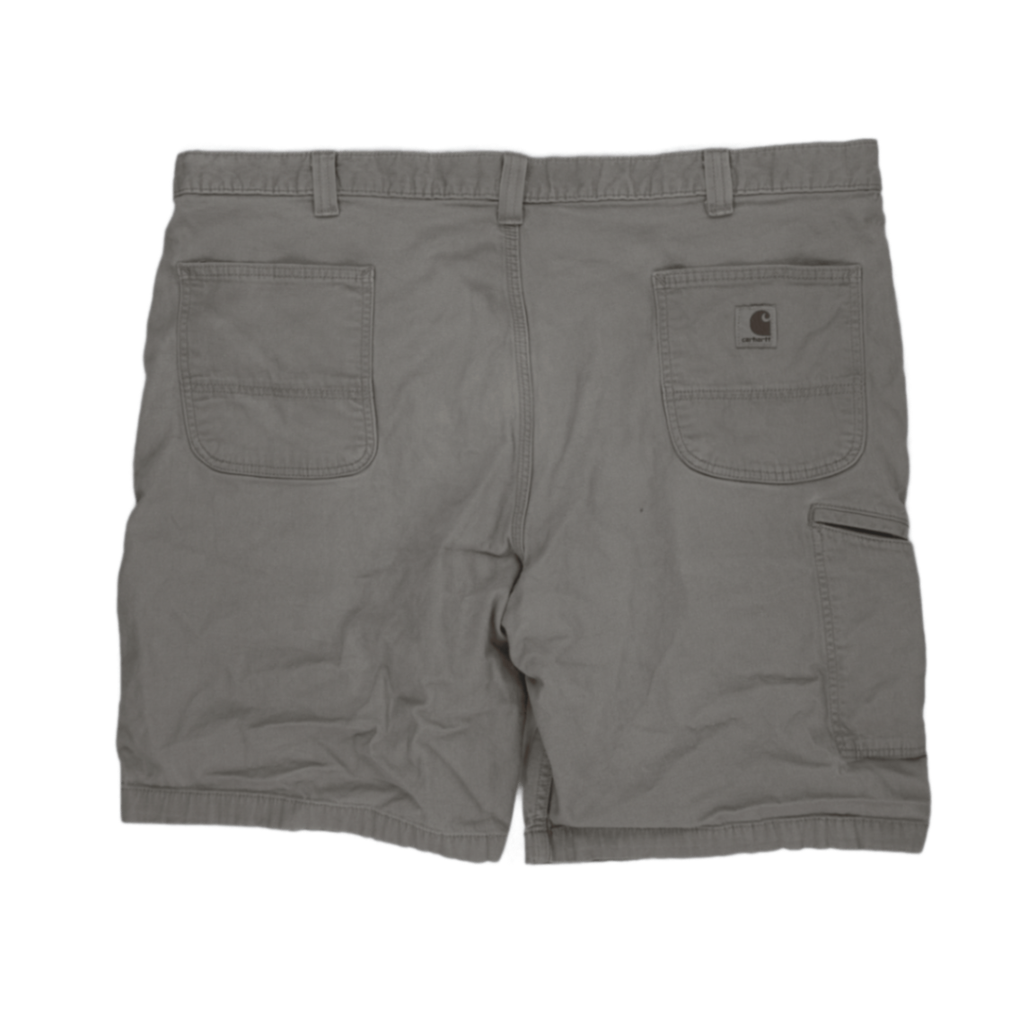 Carhartt Mens Relaxed Fit Grey Work Shorts 11 Inch Inseam Size 44 Cotton