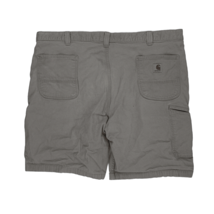 Carhartt Mens Relaxed Fit Grey Work Shorts 11 Inch Inseam Size 44 Cotton