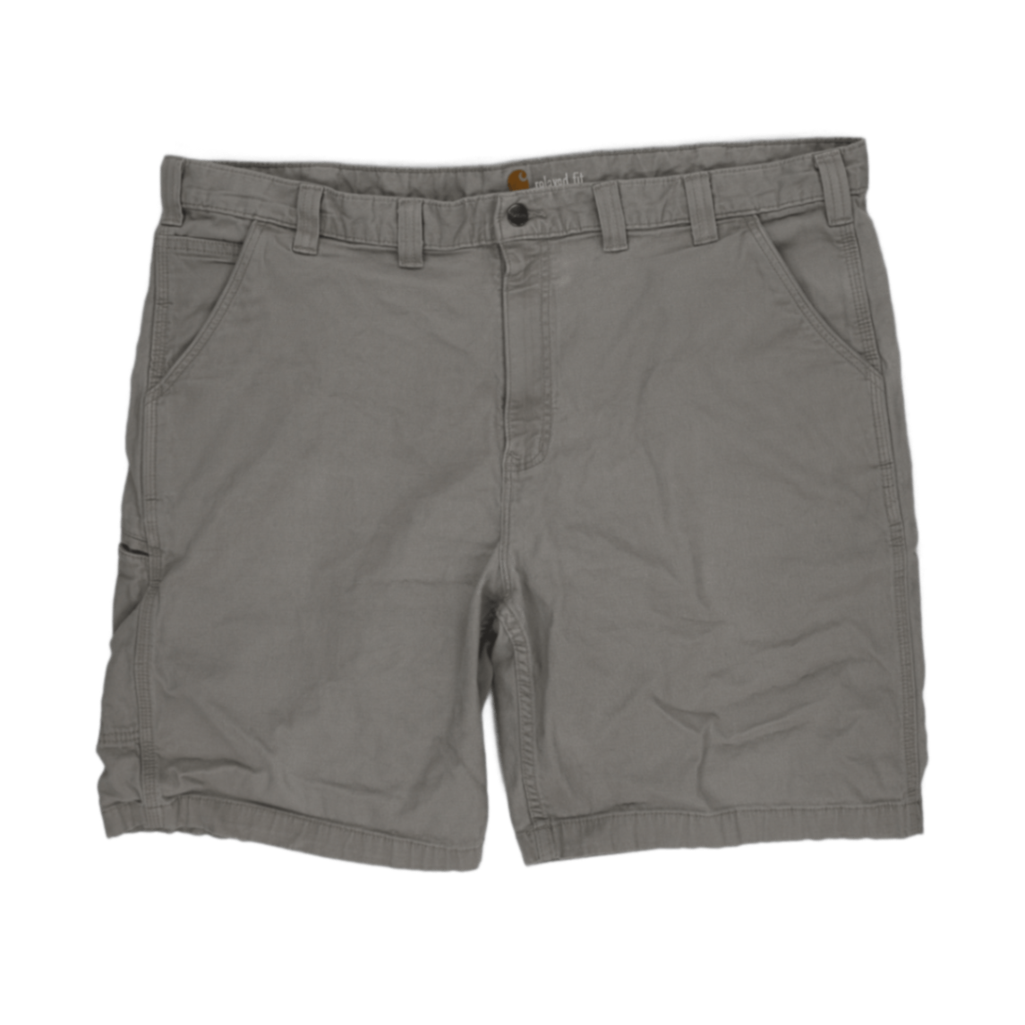 Carhartt Mens Relaxed Fit Grey Work Shorts 11 Inch Inseam Size 44 Cotton