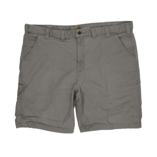 Carhartt Mens Relaxed Fit Grey Work Shorts 11 Inch Inseam Size 44 Cotton