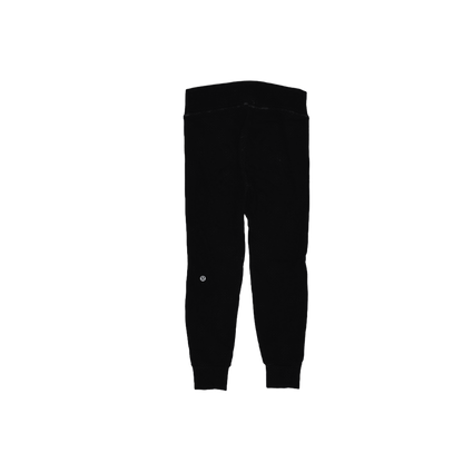 Lululemon Womens Black High Waist Stretch Cotton Jogger Pants Size Small