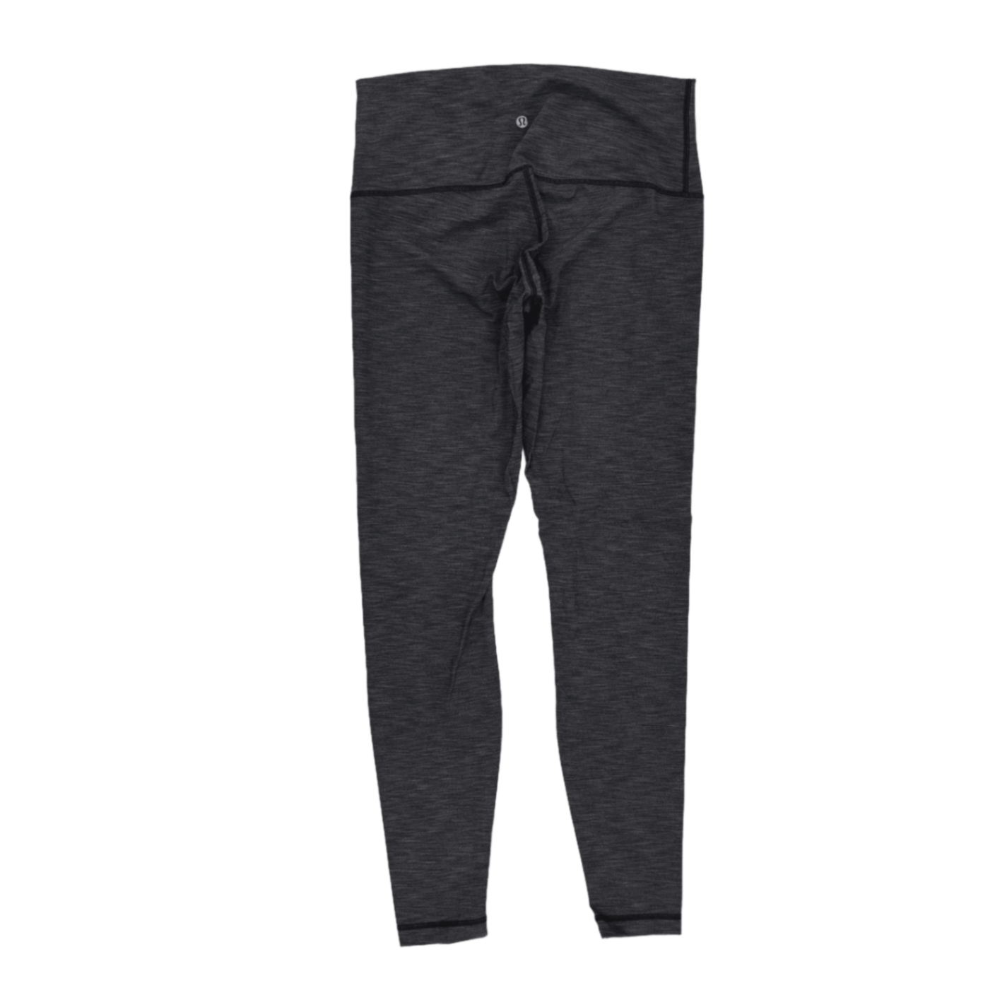 Lululemon High Rise Full Length Black Leggings Size 6 Polyester Blend