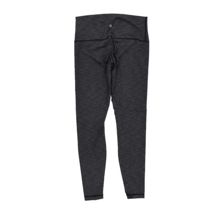 Lululemon High Rise Full Length Black Leggings Size 6 Polyester Blend
