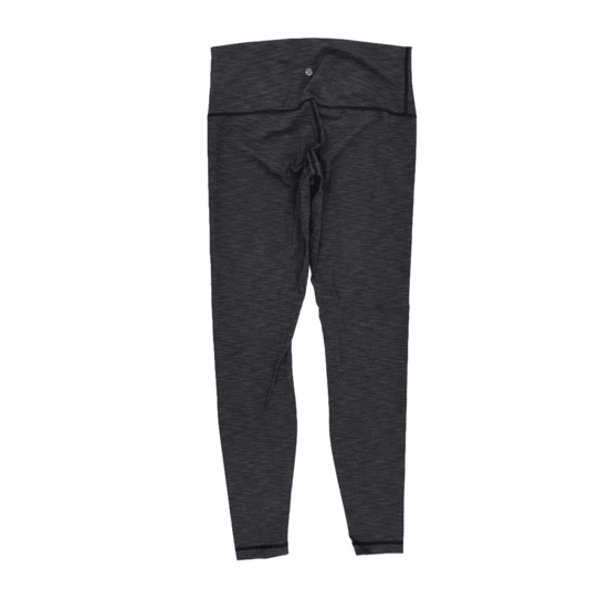 Lululemon High Rise Full Length Black Leggings Size 6 Polyester Blend