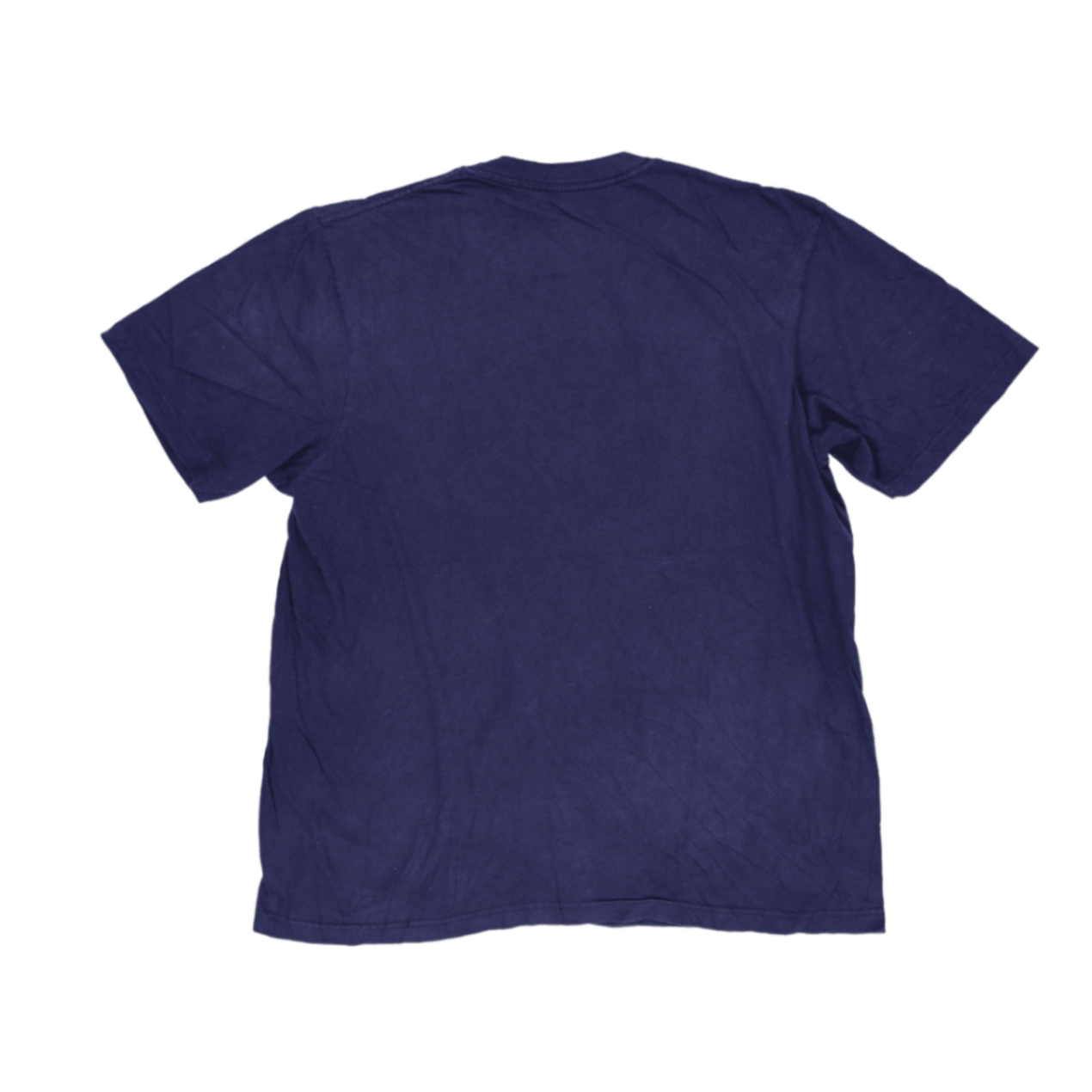 Reebok Navy Blue Men's Sports Fan T-Shirt XL Cotton Crew Neck