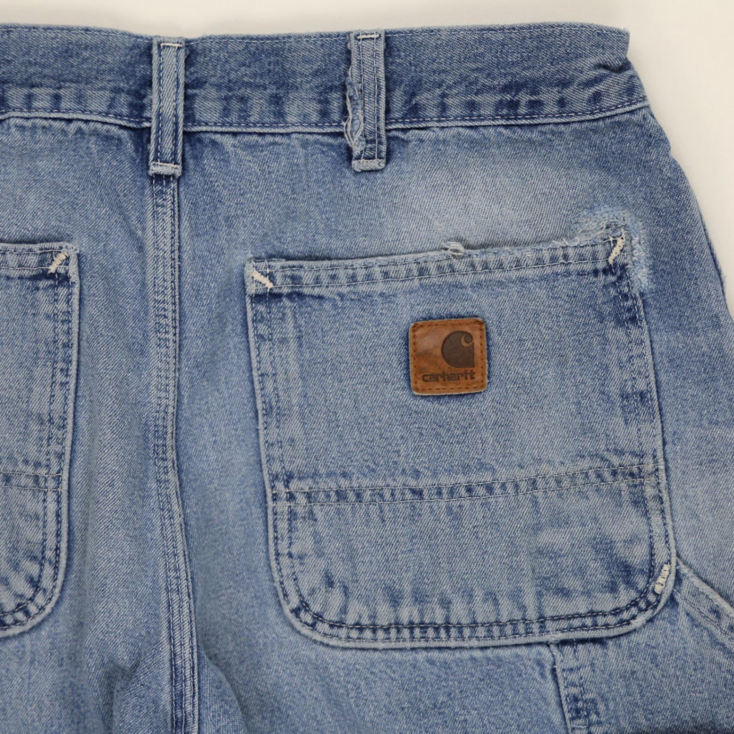 Carhartt Vintage Carpenter Jeans Blue 38W 32L Cotton Denim Relaxed Fit