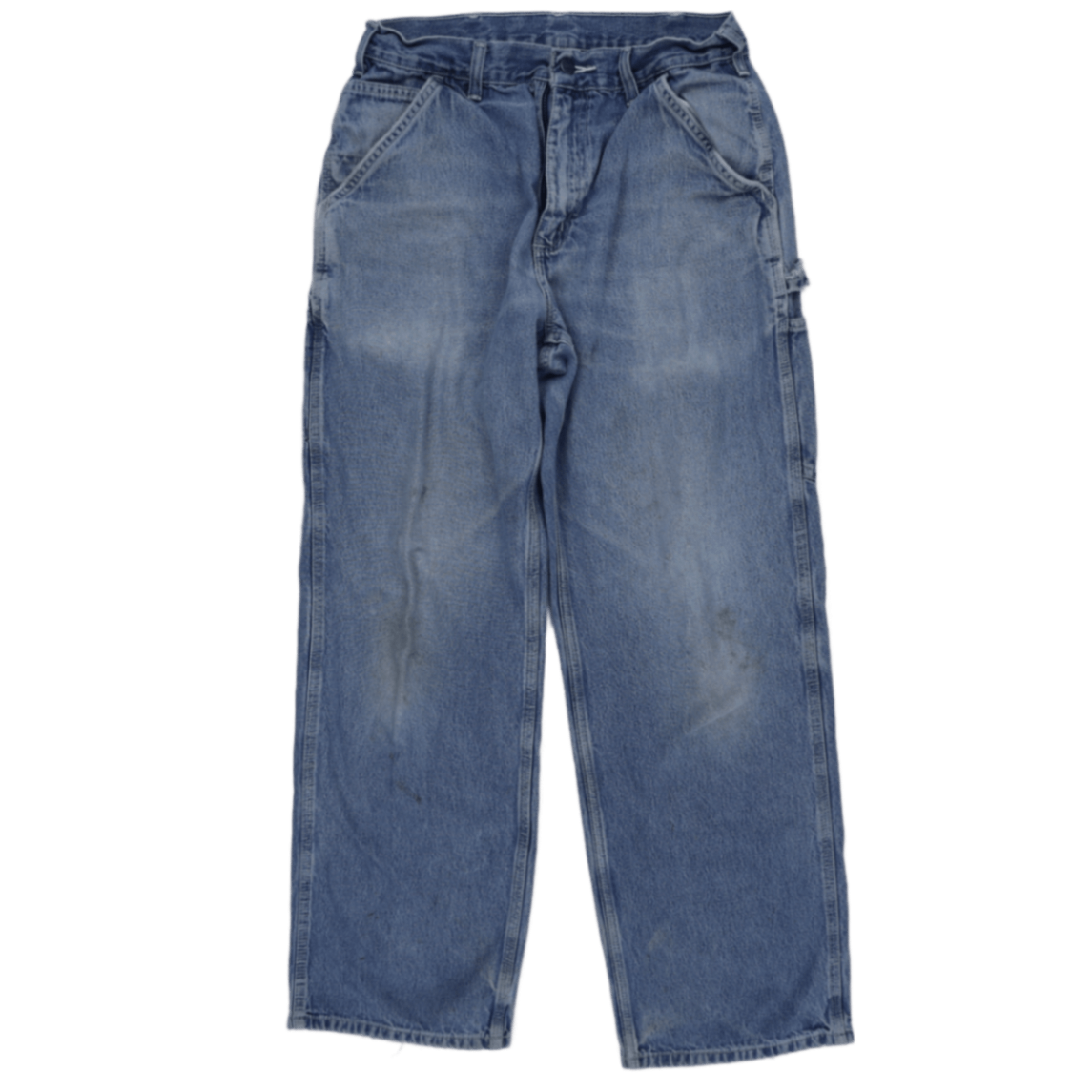 Carhartt Vintage Carpenter Jeans Blue 38W 32L Cotton Denim Relaxed Fit