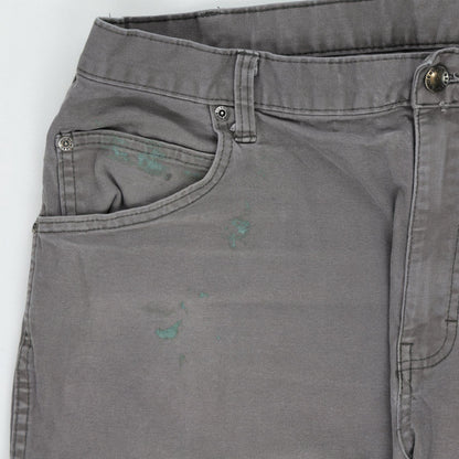 Dickies Grey Work Trousers 36x32 Cotton Mens Distressed Utility Pants