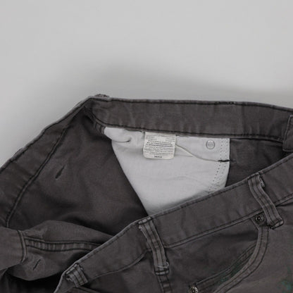 Dickies Grey Work Trousers 36x32 Cotton Mens Distressed Utility Pants