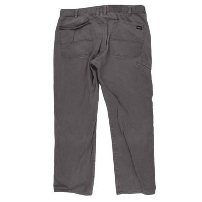 Dickies Grey Work Trousers 36x32 Cotton Mens Distressed Utility Pants