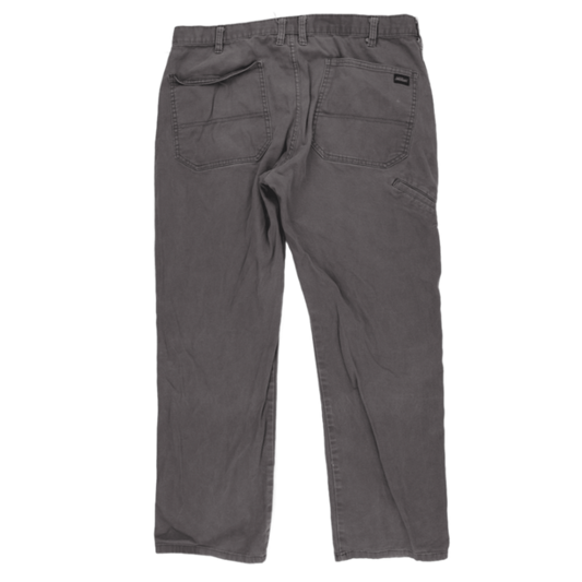 Dickies Grey Work Trousers 36x32 Cotton Mens Distressed Utility Pants