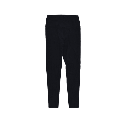 Lululemon High-Rise Black Full-Length Leggings Size 8 Medium Stretch Polyester Blend