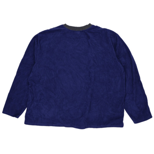 Disney Store Vintage Tigger 1968 Fleece Sweatshirt Navy Blue XXL Pullover Crew Neck