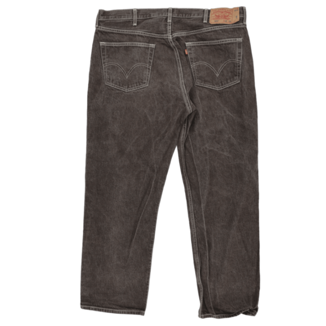Levi's 501 Original Vintage Black Jeans W42 L32 100% Cotton Straight Leg