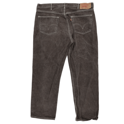 Levi's 501 Original Vintage Black Jeans W42 L32 100% Cotton Straight Leg