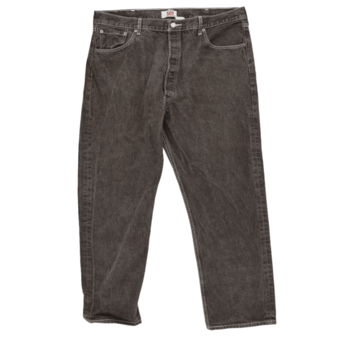 Levi's 501 Original Vintage Black Jeans W42 L32 100% Cotton Straight Leg