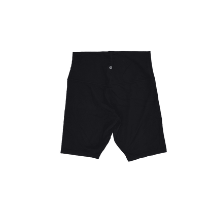 Lululemon Women's Black High Rise Biker Shorts Size 6 Nylon Elastane Blend