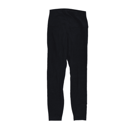 Lululemon High Rise Black Leggings Women's Size 6 Stretch Fabric 28 Inch Inseam