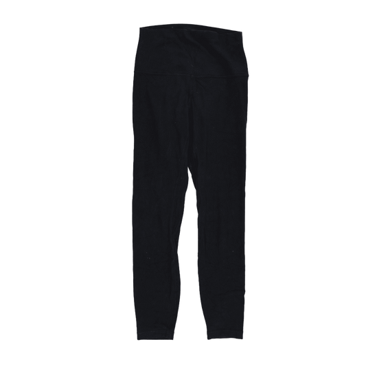 Lululemon High Rise Black Leggings Women's Size 6 Stretch Fabric 28 Inch Inseam