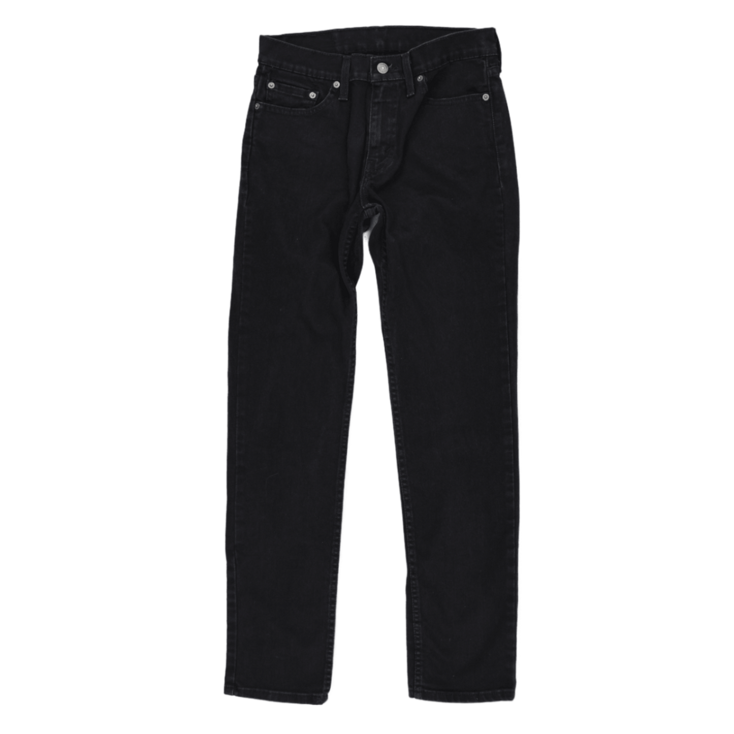 Levi's 511 Black Slim Fit Trousers W29 L32 Cotton Blend