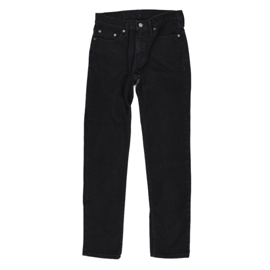 Levi's 511 Black Slim Fit Trousers W29 L32 Cotton Blend