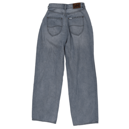 Lee High Rise Relaxed Fit Light Blue Women's Jeans 32W 32 In Cotton