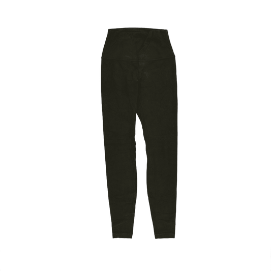 Lululemon High-Rise Black Leggings Women's Size 8 Medium Stretch Blend 28 Inseam Activewear
