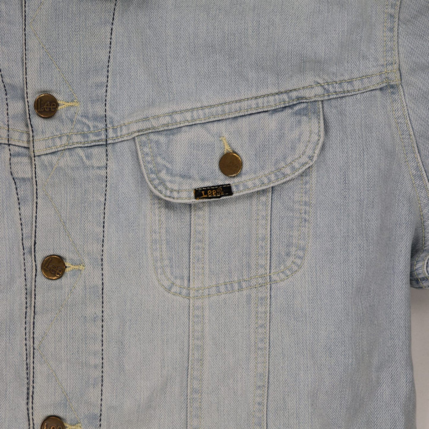 Lee Rider Vintage Light Blue Denim Jacket XXL Cotton Collared