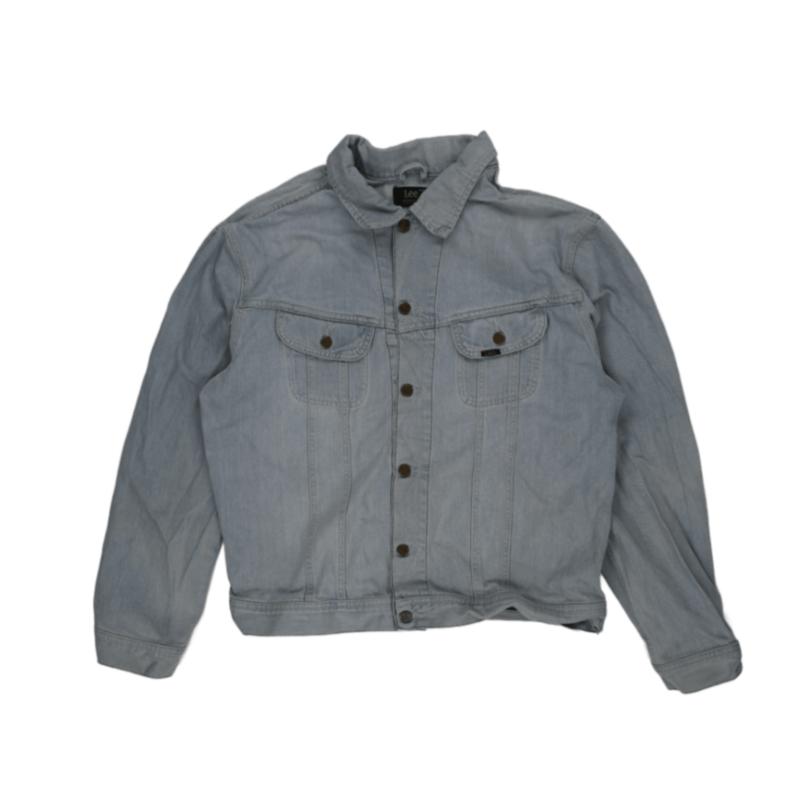 Lee Rider Vintage Light Blue Denim Jacket XXL Cotton Collared