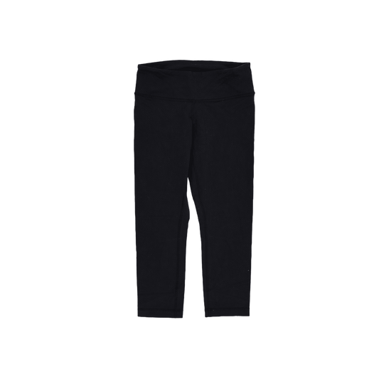Lululemon Black High Rise Yoga Leggings Size 6 Stretch Blend