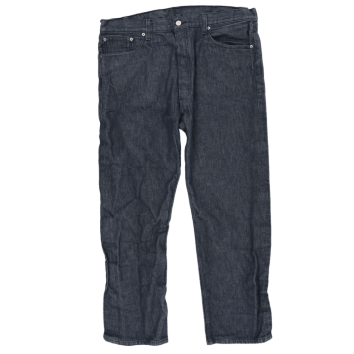 Levi's 501 Original Fit Men's Jeans Dark Blue W40 L32 100% Cotton Straight Leg