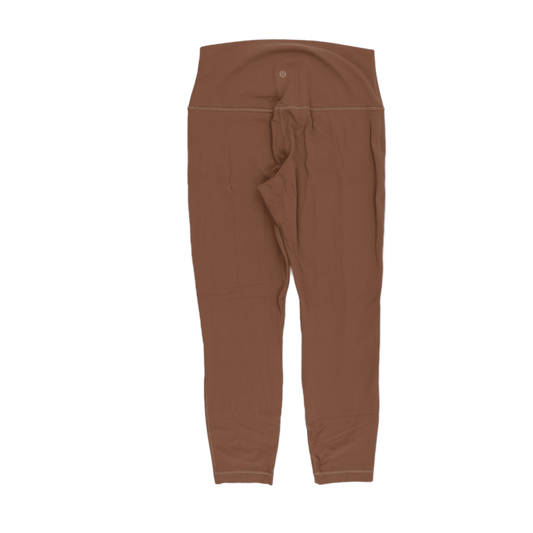 Lululemon High Rise Brown Leggings Women's Size Small Nylon Elastane Blend Activewear