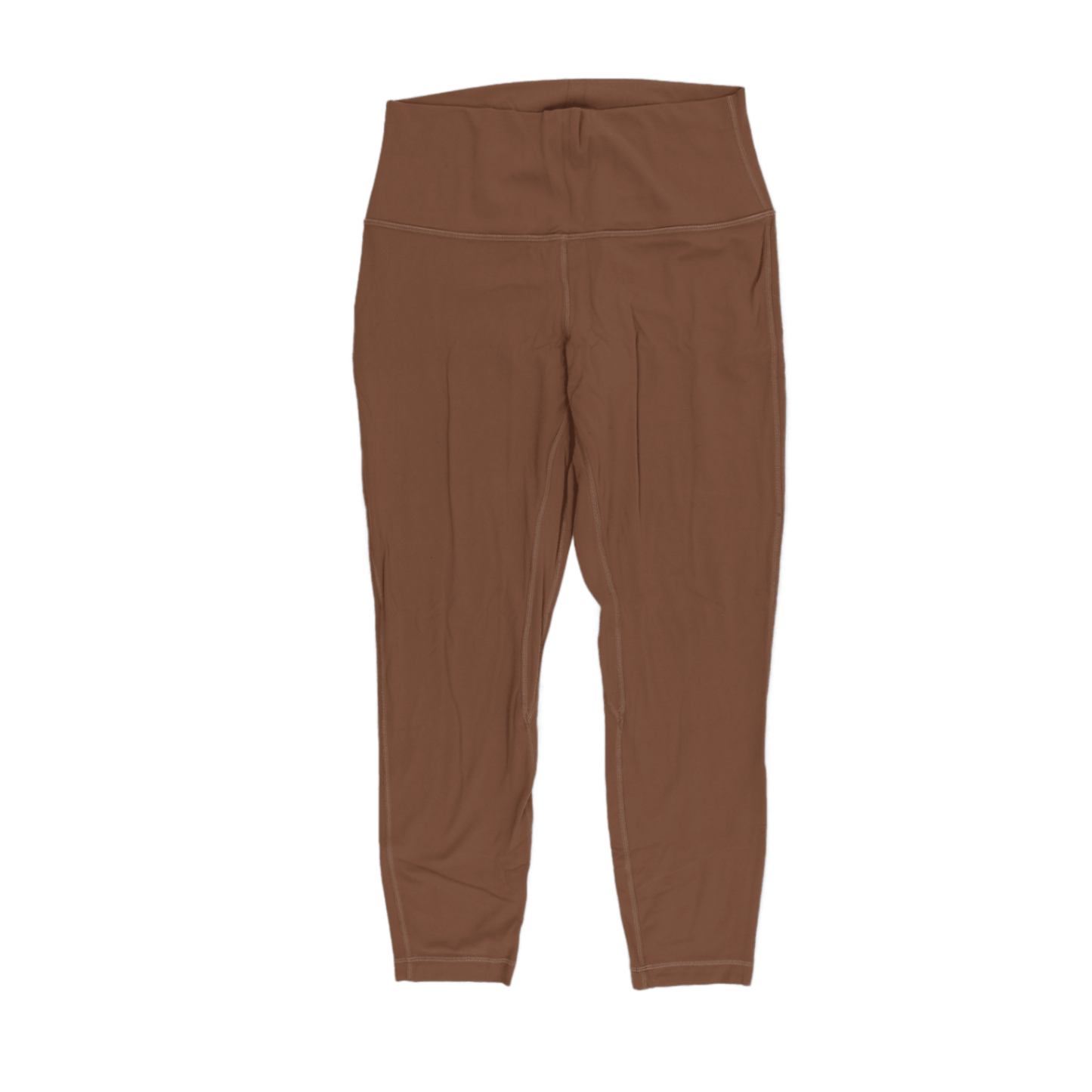 Lululemon High Rise Brown Leggings Women's Size Small Nylon Elastane Blend Activewear