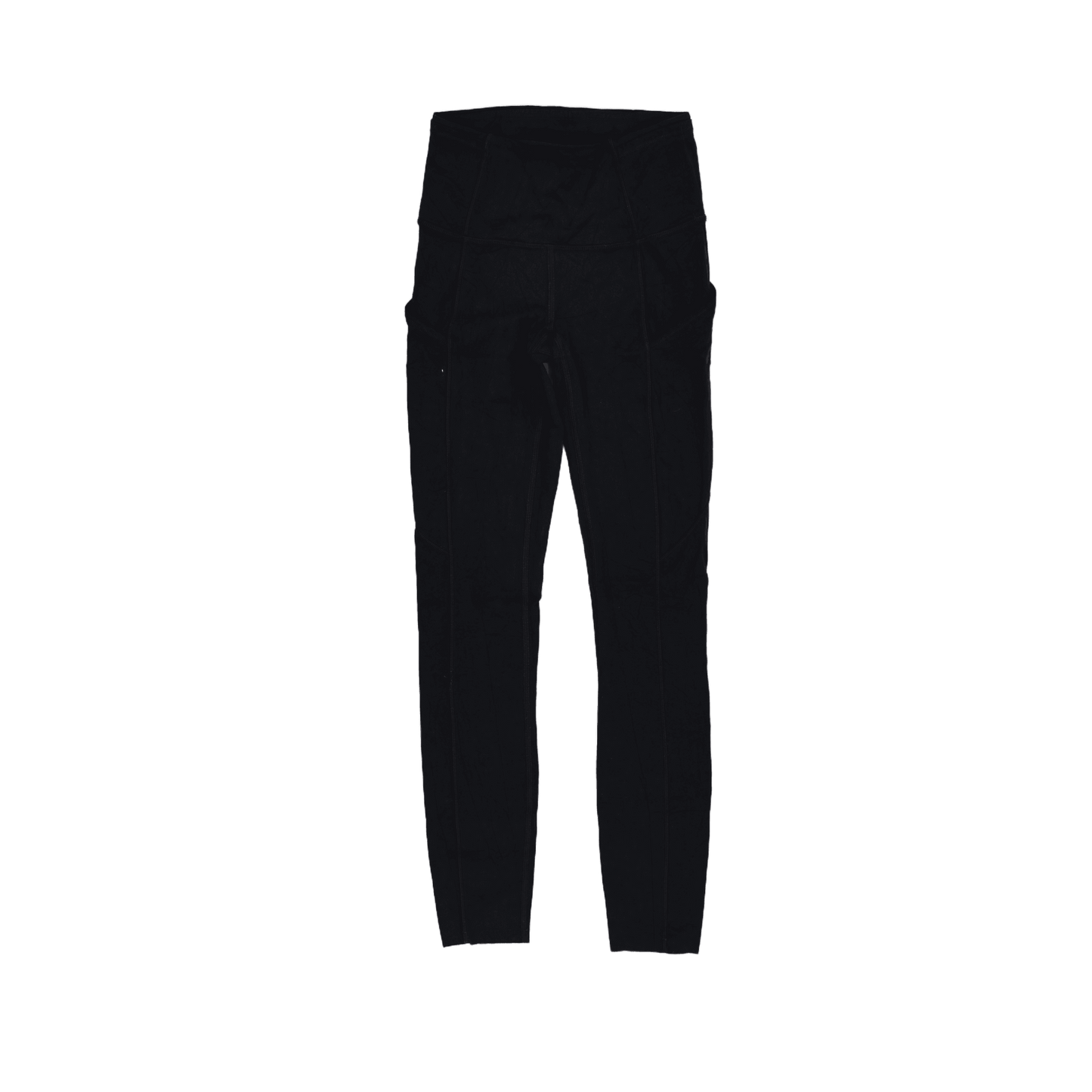 Lululemon High-Rise Black Active Leggings Women's Size 8 28 Inch Inseam Polyester Blend