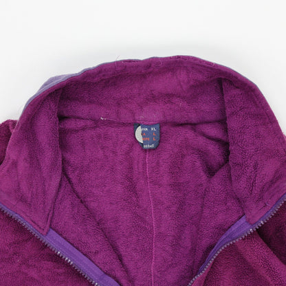 Montbell Purple Fleece Outdoor Jacket XL Vintage High Neck
